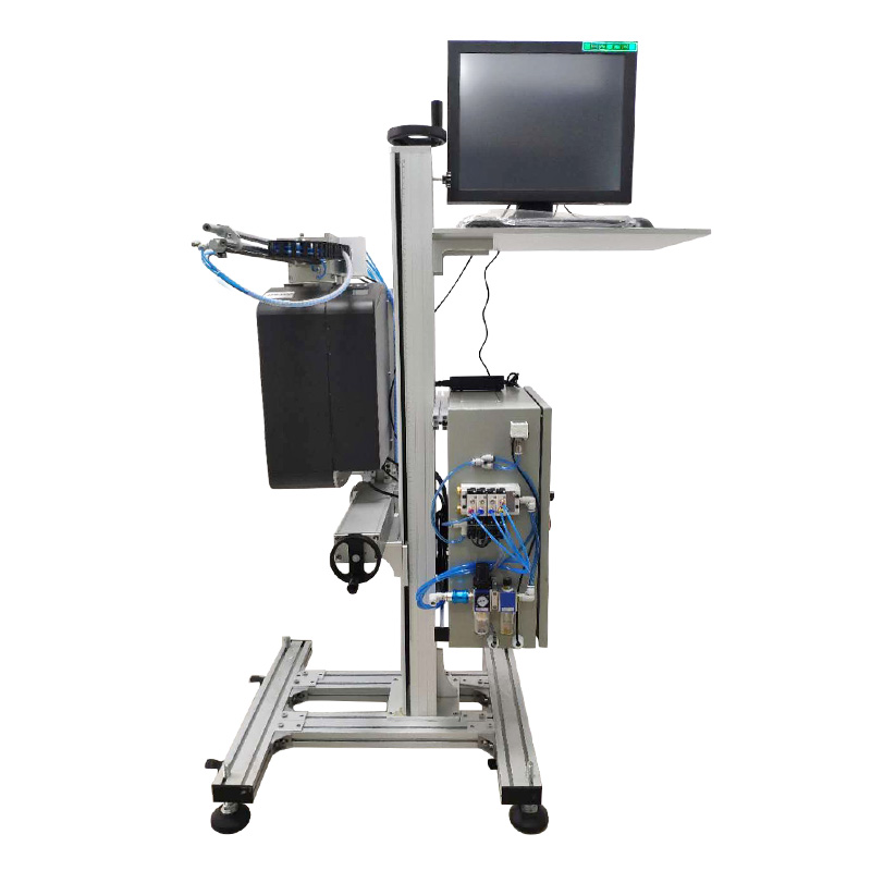 打印貼標機設備在線實時貼標機即印即貼